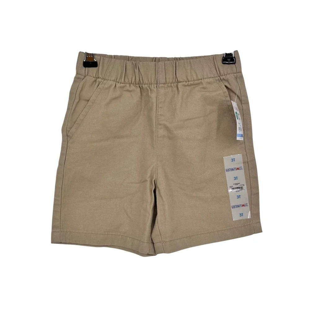 Garanimals Tank Top Shorts Set Boys 3T Yellow Tan Red Blue 4-Piece Summer Mix